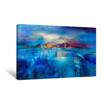 Image of Cold Winter Evening Canvas Print