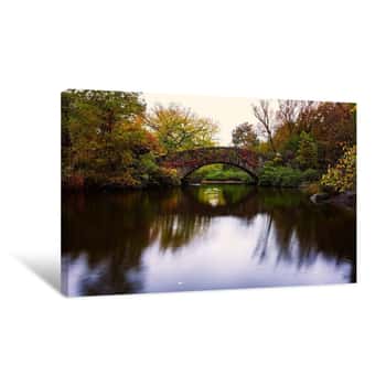 Image of Central Park in Autumn 2 Canvas Print