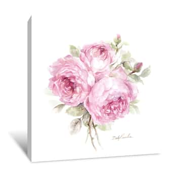 Image of English Roses Canvas Print