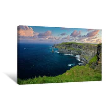Image of The Cliffs of Mohr - Ireland Canvas Print