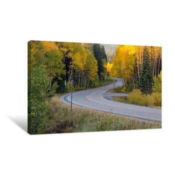 Image of The Golden Highway Canvas Print