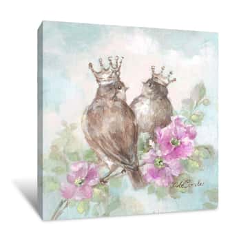 Image of French Crown Songbirds II Canvas Print