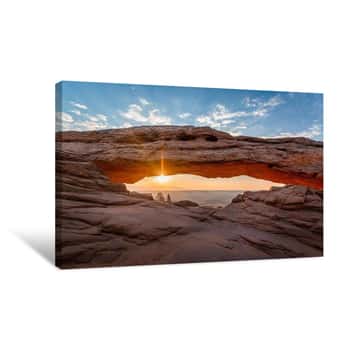 Image of Mesa Arch Sunrise Canvas Print