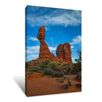 Image of Balanced Rock - Utah Canvas Print