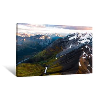 Image of Mountains and Valleys Canvas Print