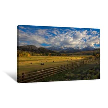 Image of Late Afternoon On A Colorado Farm Canvas Print