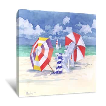 Image of Sunnyside Beach Canvas Print