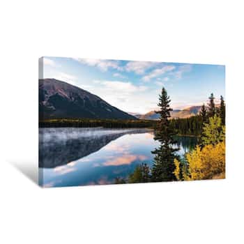 Image of Mountains and Water Canvas Print