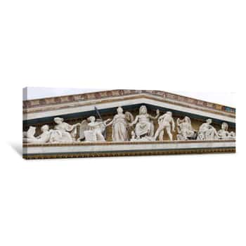 Image of Zeus, Athena And Other Ancient Greek Gods And Deities Canvas Print