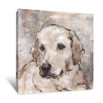 Image of Lovely Lab Canvas Print