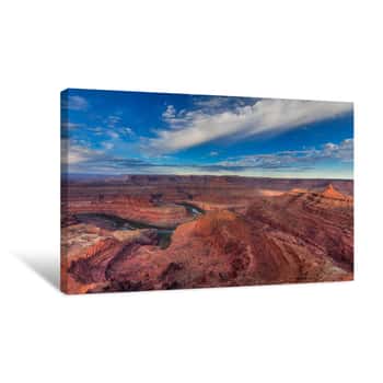 Image of Sunrise Over Dead Horse Canyon - Utah Canvas Print