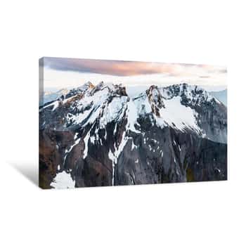 Image of Pastel Mountaintop Canvas Print