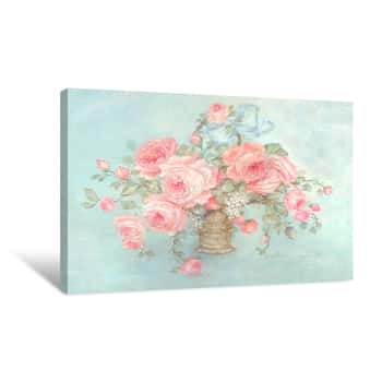 Image of Mother\'s Roses Canvas Print