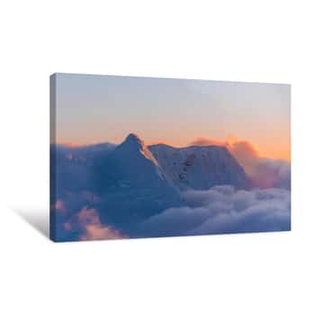 Image of Pastel Peak Canvas Print