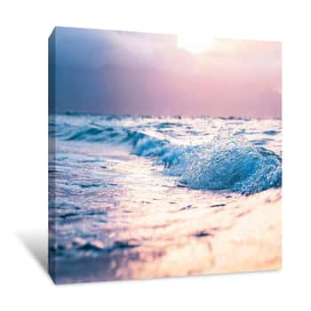 Image of Pastel Waves Canvas Print