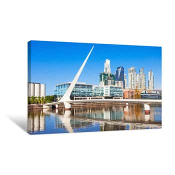 Image of Puerto Madero, Buenos Aires Canvas Print