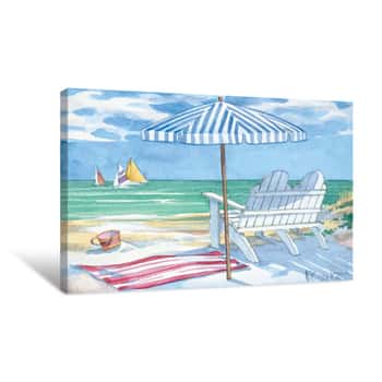 Image of Beach Duet Canvas Print