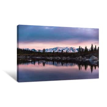 Image of Purple Reflections Canvas Print