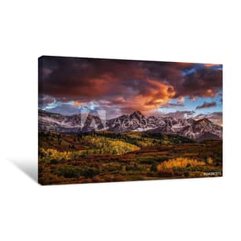 Image of Autumn In The San Juan Mountains Canvas Print