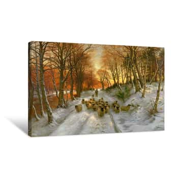 Image of Glowed with Tints of Evening Hours Canvas Print