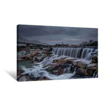 Image of Easter at the Llano Texas Spillway Canvas Print