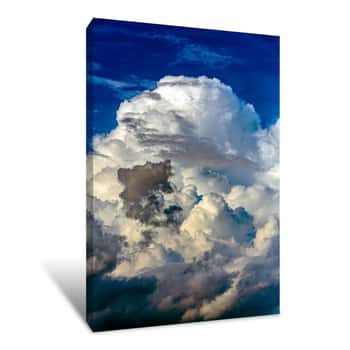 Image of Clouds Building Up Canvas Print
