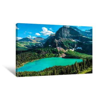 Image of Stunning Lake Grinnell Canvas Print