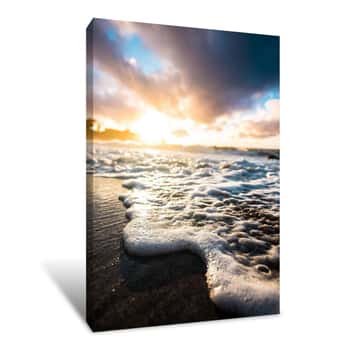 Image of Seafoam Sunrise Canvas Print