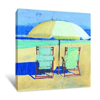 Image of Seating For Two Canvas Print