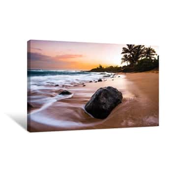 Image of Smooth Shore Canvas Print