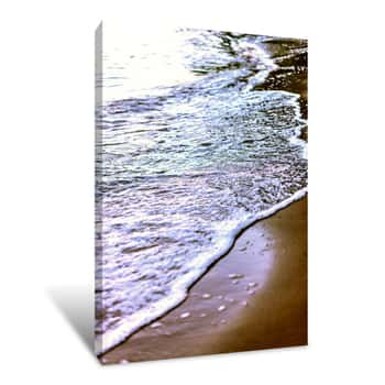 Image of Waves on the Shore 1 Canvas Print