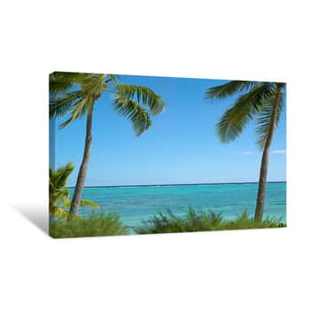 Image of Between Two Palms Canvas Print
