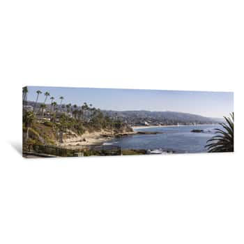 Image of Laguna Beach Panoramic View Canvas Print
