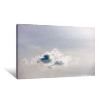 Image of Small Wispy Cloud Canvas Print