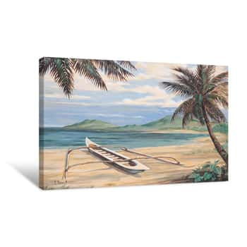 Image of Outrigger Cove Canvas Print
