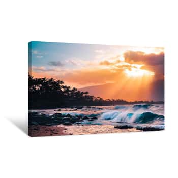 Image of Sunset Paradise    Canvas Print