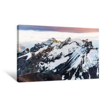 Image of Sunset Peaks Canvas Print