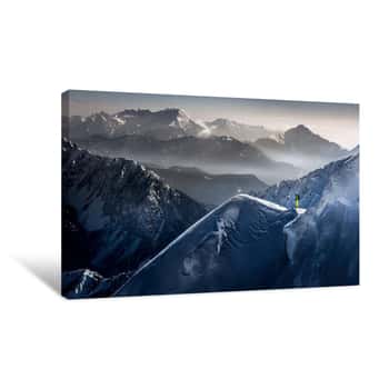 Image of Snow Mountains Canvas Print
