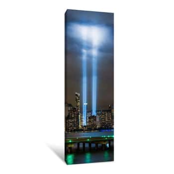 Image of Vertical Panorama of Tribute in Light 2 Canvas Print