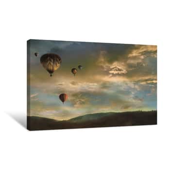 Image of Sunset Rendezvous Canvas Print