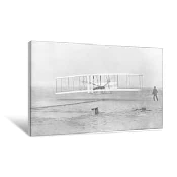Image of Wright 1903 Photo  Date: 1447 Canvas Print