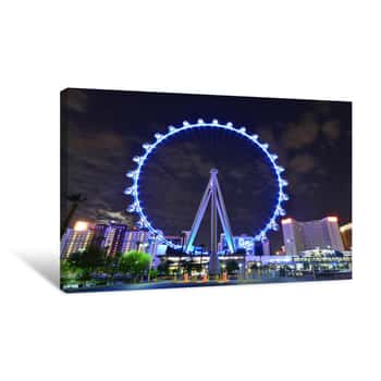 Image of A Big Wheel In America  Canvas Print