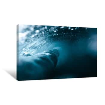 Image of Behind the Wave Canvas Print