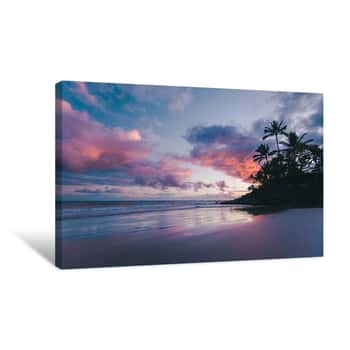 Image of Maui at Dusk Canvas Print