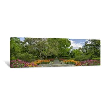 Image of Spring Colors - Kingwood Center Gardens in Mansfield, Ohio Canvas Print
