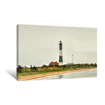 Image of Fire Island Lighthouse - New York   Canvas Print