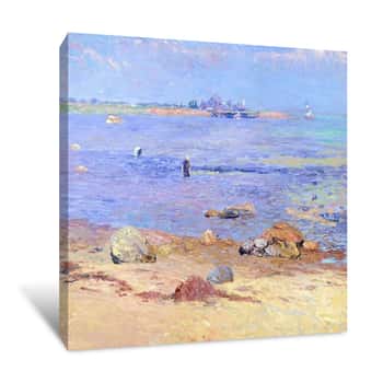 Image of Treading Clams, Wickford Canvas Print