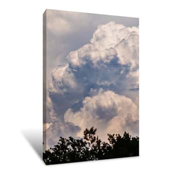 Image of Tall Cumulonimbus Clouds Canvas Print