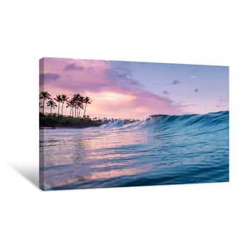 Image of Sunrise Waves     Canvas Print