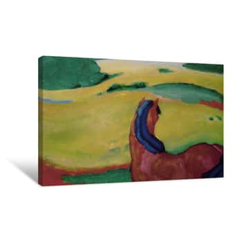 Image of Horse in a Landscape Canvas Print